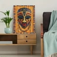thumbnail image 5 of African Mask Decorative Painting/Canvas Art， Ideal for Living Room， Bedroom， Office， Study， Home Decor， Featuring Ethnic Beadwork and Tribal Art Design， Cultural Wall Art., 5 of 8
