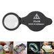 thumbnail image 5 of Lupa de bolsillo plegable 30X Mini lupa de metal para joyería Lupa portátil Tmvgtek Piezas de repuesto para herramientas, 5 of 9