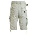 thumbnail image 3 of Men's Distressed Vintage Belted Cargo Utility Shorts (Size 30-48), 3 of 4