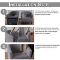 thumbnail image 5 of Housse de Fauteuil Jacquard 2024, Housse de Fauteuil Simple, Fauteuil d'Appoint, Housse de Canapé Tonneau, Housse de Canapé Extensible en Spandex Élastique Uni, 5 of 5