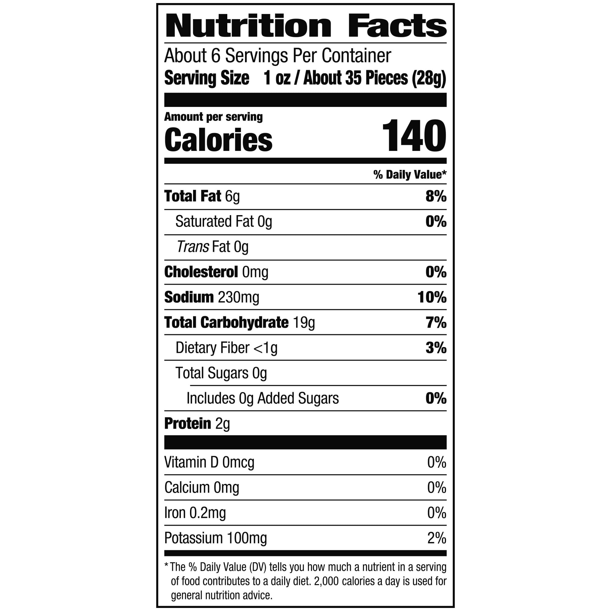(3 pack) Tom's Hot Fries Salty Snacks, 6 oz Bag