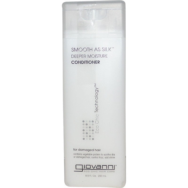 Giovanni Smooth As Silk Deeper Moisture Conditioner, Soothing, for Dry,  Damaged Hair, Sulfate Free, No Parabens,  fl oz 