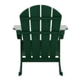 thumbnail image 2 of WestinTrends Malibu 3 Piece Outdoor Rocking Chair Set, All Weather Poly Lumber Porch Patio Adirondack Rocking Chair Set of 2 with Side Table, Dark Green, 2 of 13