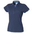 thumbnail image 1 of Front Row- Polo Piqué de diferentes colores para mujer (Azul marino/Azul claro), 1 of 1