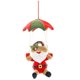 thumbnail image 1 of Navidad muñeca de Navidad paracaidismo sin rostro viejo adorno fiesta decoración universal. (rojo)(1 pieza), 1 of 5