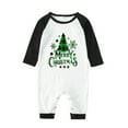 thumbnail image 3 of URMAGIC Matching Christmas Family Pajamas Sets Xmas PJ's Letter Print Top and Plaid Pants Jammies Sleepwear Cotton Long Sleeve Pjs, 3 of 5