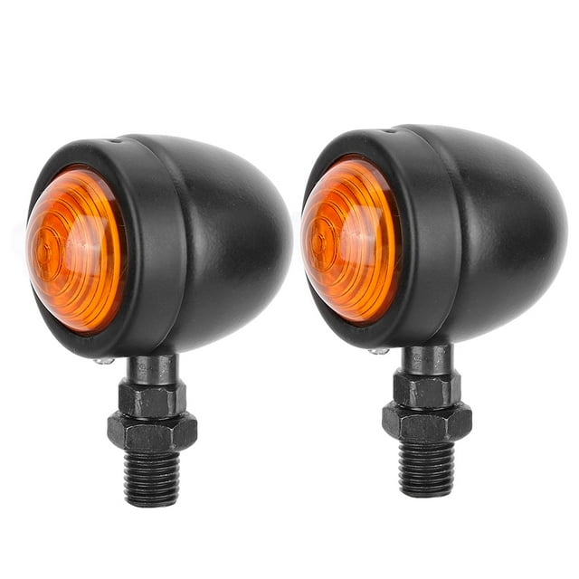 Turn Signal Lamp, High Brightness Weatherproof Yellow Motorcycle Turn Light For Vehicles With 10mm/0.4in Bracket Replacement For
