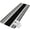 Black, White, Ebony, variant on Indoor Door Mat, Farmhouse Pink Absorbent Non Slip Washable Rug, Farmhouse Pink Line Striped Low Profile Small Welcome Floor Mats for Entryway, Front Door, RV, 16x24 In