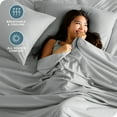 thumbnail image 5 of Bare Home Premium 1800 Collection 4-Piece Bed Sheet Set, Full, French Gray, 5 of 11