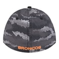 thumbnail image 4 of Men's New Era  Black Denver Broncos Camo A-Frame 39THIRTY Flex Hat, 4 of 5