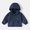 thumbnail image 5 of MexChoioe Kids Hooded Windbreaker Full Zip Long Sleeve Outerwear with Pockets Fall Winter Lightweight Hiking Anorak Jacket for Boys, 5 of 7