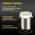 thumbnail image 5 of Ruiandsion P13.5S Miniature LED Bulb, 3V Low Voltage 0.45W, 6000K Daylight White, for Mini Flashlights, 5-Pack, 5 of 8