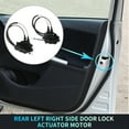 thumbnail image 2 of Unique Bargains Rear Left Right Power Door Lock Actuator Motor with Cable for Hyundai Santa Fe 06-09 No.814202B000 Pair, 2 of 7