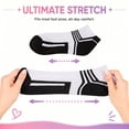 thumbnail image 3 of EALLCO Womens Quarter Socks 8 Pairs Athletic Performance Cushioned Running Workout Ankle Socks for Women, 3 of 9
