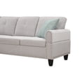 thumbnail image 3 of Leumius 98" L Shaped Sectional Couch,Modern Oversized Modular Sofa Couch with Storage Ottoman & Deep Seat,Sectional Couches for Living Room,Office,Light Gray, 3 of 8