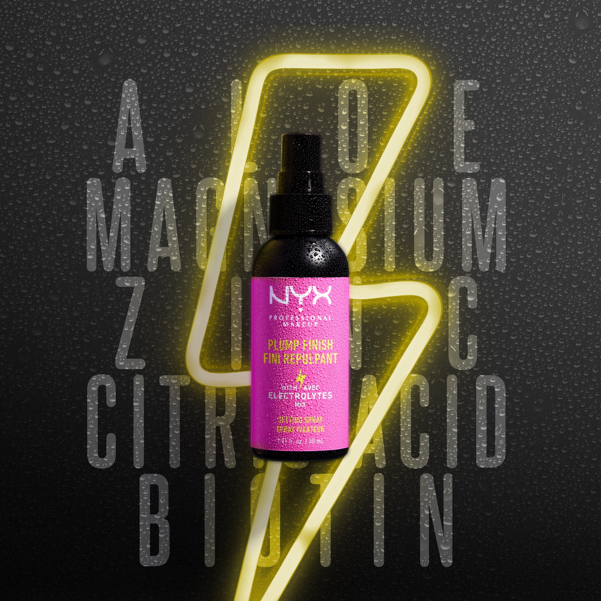 NYX Professional Makeup Plumping Setting Spray, Infused with Electrolytes,  1 ct. - Walmart.com
