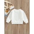 thumbnail image 4 of Cenuakty Baby Sweatshirt Letter Print Design Long Sleeve Round Neck Cute Breathable Pullover Tops, 4 of 8