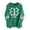 G#Green, variant on St Patricks Day Outfits for Women Leopard Shamrock Print Sweatshirt Drop Shoulder Hoodie with Pocket Irish Green Long Sleeve Shirt