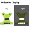 thumbnail image 4 of Green Xl Sports Reflective Clothing Night Running Cycling Breathable Reflective Vest Reflective Vest, 4 of 7