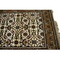 thumbnail image 6 of MagicRugs Traditional Floral Indo Bidjar 7'11 X 2'7 Oriental Area Rug Carpet, Cream, 6 of 11