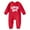 Red, variant on Baby Bodysuit Boy Long Sleeve Baby Boy Valentines Outfit Long Sleeve Letter Print Jumpsuit Romper Cute Spring Clothes Beige,0-3 Months