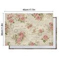 thumbnail image 6 of Pioneer Flower Floral Print Pattern Summer Placemats Table Placemats Set Of 4-Linen Kitchen Washable Placemats Table Mats 12x18 Inch Non-Slip Heat Resistant, 6 of 6
