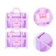 thumbnail image 2 of PeggyDoll - 2 cajas de tesoros para niñas, juguetes, caja de maquillaje para niñas, organizador de joyas de mesa, 2 of 6