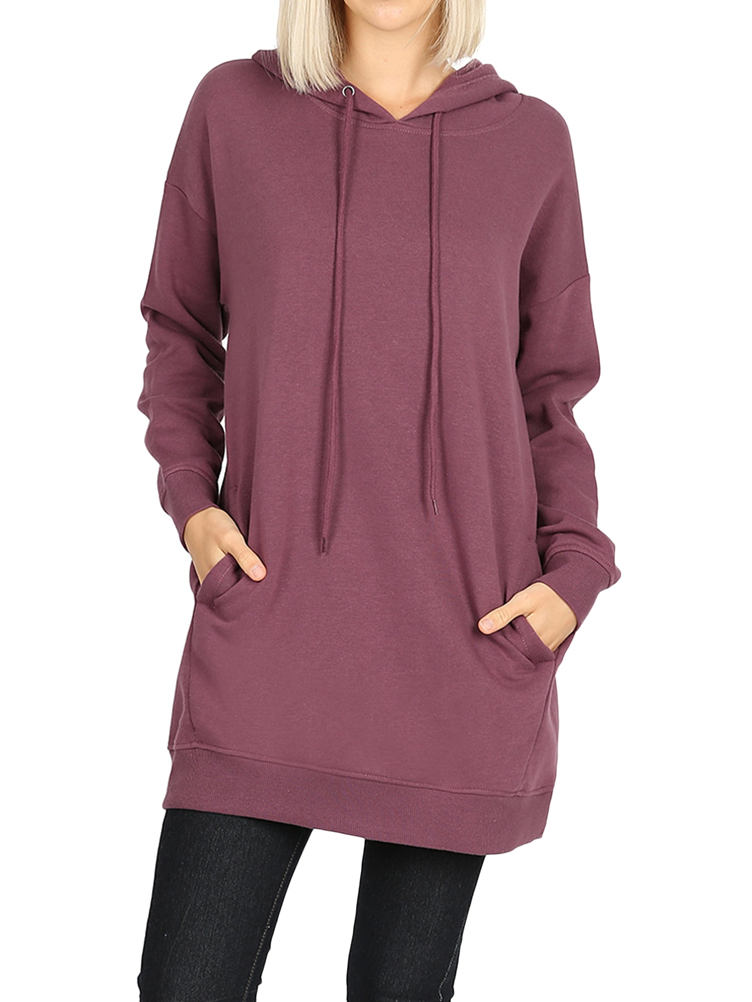 TheLovely - Women Oversized Loose Fit Hoodie Tunic Sweatshirts Top