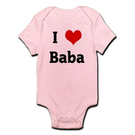 

CafePress - I Love Baba Infant Bodysuit - Baby Light Bodysuit