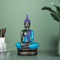 thumbnail image 4 of Estatua de Buda de estilo chino, adorno de figurita coleccionable en miniatura, escultura artística hecha a mano para decoración de access de Fernando Estatua de Buda, 4 of 8
