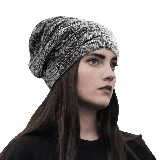licht In de genade van Afscheid Emilie Slouchy Beanie for Men Winter Hats for Guys Cool Beanies Mens Lined  Knit, One Size, Soft Material Inside,Dark Gray - Walmart.com