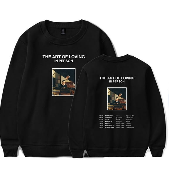 Olivia Dean Tour 2025 Merch Long Sleeve Crewneck Sweatshirt Winter For Men/Women Unsiex Streetwear