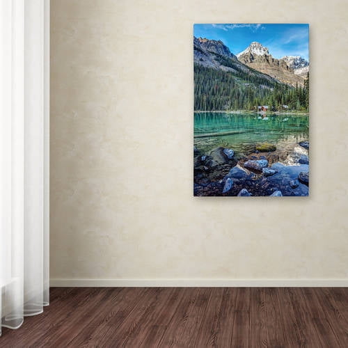 Trademark Fine Art 'Mount Huber Reflection' Canvas Art by Pierre Leclerc