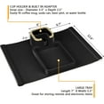 thumbnail image 6 of Couch Cup Holder -The Drink Holder for Your Sofa，Couch Caddy for Middle of Couch Sofa armrest Tray Table, 6 of 6