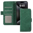 thumbnail image 2 of Phone Case for Samsung Galaxy A15, Classic RFID Blocking PU Leather Shockproof Kickstand Wallet Case with Credit Card Holder Magnetic Flip Cover Compatible with Samsung Galaxy A15, Green, 2 of 7