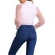 thumbnail image 3 of CAMISA DE MANGA LARGA TRANSPARENTE CON CUELLO PUNTA Y BOTONES PARA MUJERES INSPIRE CHIC XL ROSA CLARO, 3 of 6