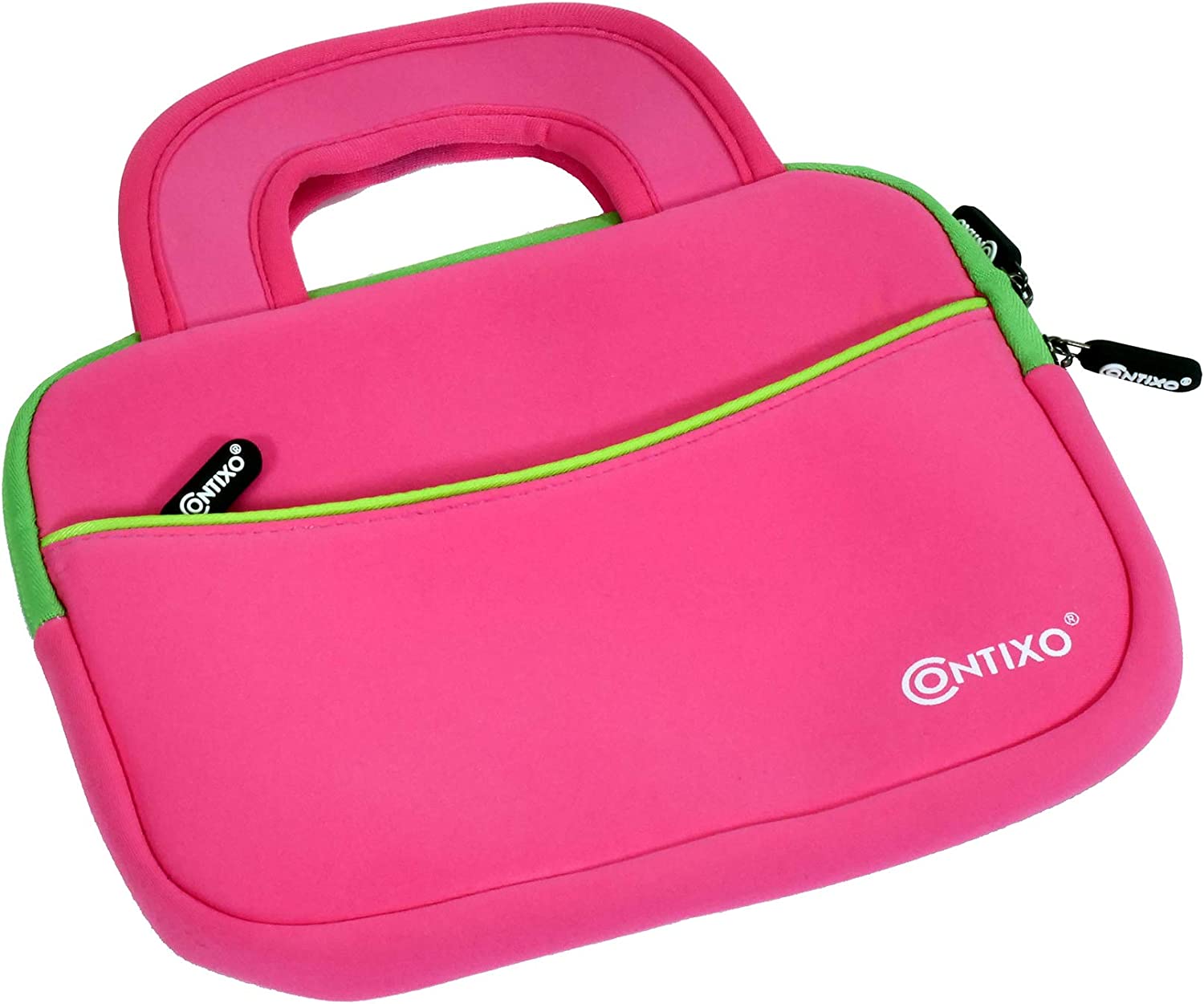Contixo 7" Kids Tablet Bundle, 50 FREE Disney Storybooks, Educational Android Tablet for Ages 3-12, 32GB, STEM Learning, Parental Controls, with Kid-Safe Headphones & Case - Pink