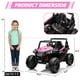 thumbnail image 3 of Yeshouse 12V niños montar en camión con Control remoto de los padres, coche eléctrico con suspensión de resor, luces Led, conexión inalámbrica, reproductor de música, 3 of 7