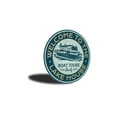 thumbnail image 3 of Pontoon Boat Novelty Sign, Metal Wall Decor - 12" Round, 3 of 4
