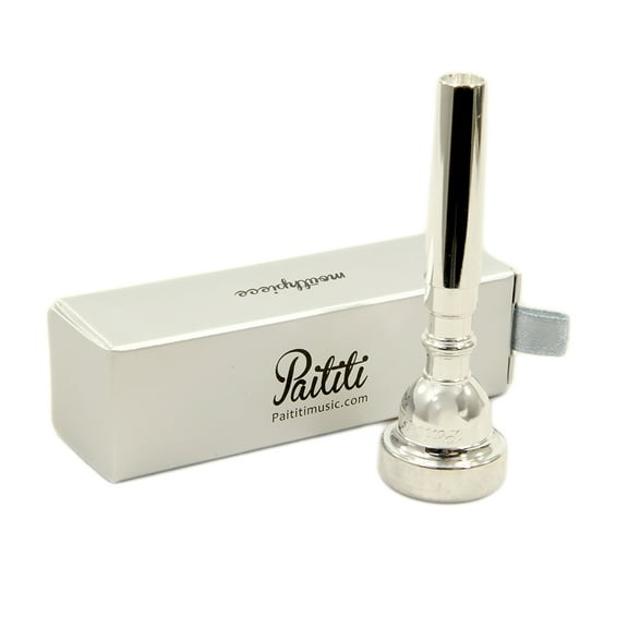 Paititi Silver Plated Bb 1C Trumpet Mouthpiece