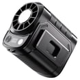 thumbnail image 1 of Smart Ice Cooling Wearable Turbo Fan, Hands-Free Personal Neck Fan, 5 Speeds Cli-On Waist Fan with LED Light, 1 of 5