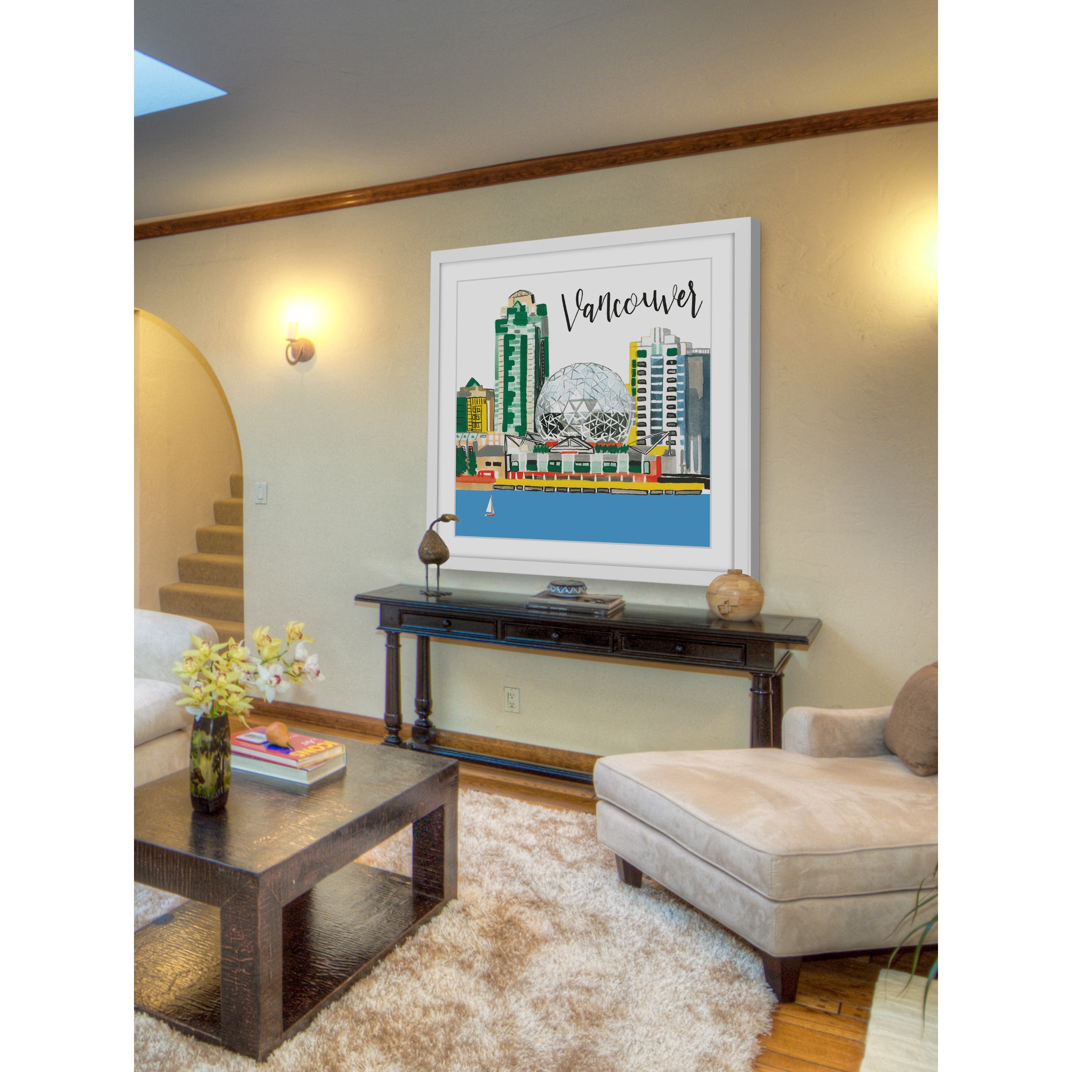Marmont Hill "Vancouver Lakeview" by Molly Rosner Framed Painting Print