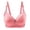 Bras Pink Clearance, variant on Binder Bra, Women's Printing Gathered Together Large Size Daily Bra Underwear No Rims, See Through Bra