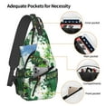 thumbnail image 3 of Sling Bag for Men, Football 7 Fanny Pack Crossbody Bags Shoulder Chest Bag, Small Gym Bag Anti Theft Crossbody Backpack Daypack for Travel Sports Running Hiking, 3 of 7