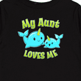 thumbnail image 4 of Inktastic My Aunt loves me- cute narwhal Boys or Girls Long Sleeve Toddler T-Shirt, 4 of 5