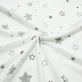 thumbnail image 4 of American Baby Company 100% Natural Cotton Fitted Mini Crib Sheet 38" x 24" - Soft & Breathable Small Nesting Portable Crib Sheet, Fits Pack N Play Mattresses, Super Stars, for Boys & Girls, 4 of 5