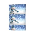 thumbnail image 6 of Wukai Christmas Snowman In The Snow Print Garden Flag 12.5x18 Inch Double Sided Sun-resistant Rain-resistant, Wrinkle-resistant Colorfast(Only Flag), 6 of 7
