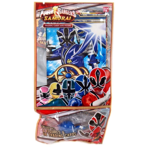 Power Rangers Samurai Trading Cards & Figure Mystery Pack