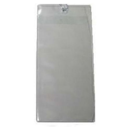 2 3/8" x 7 1/8" Clear Pouch with Hang Hole - Job Ticket Holder