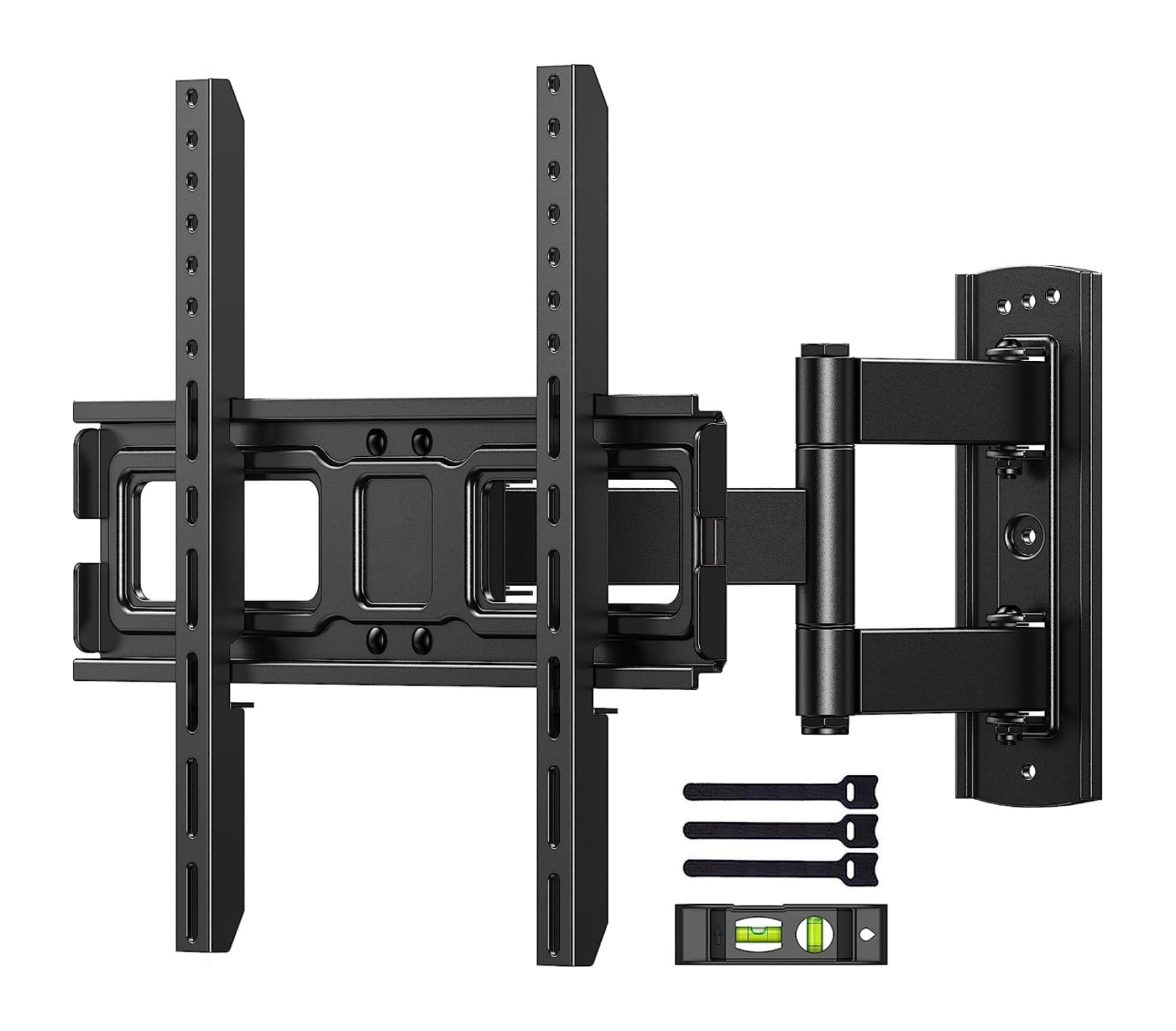 MountFTV Full Motion TV Wall Mount Bracket for 32-65 inch LED LCD OLED Flat/Curved Screen TVs Up to 99 lbs